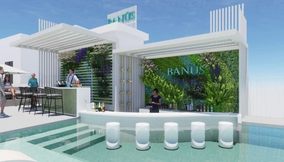 BANÚS SUSPENDED POOL BAR
