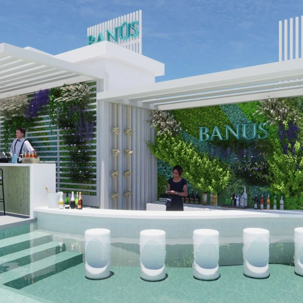 BANÚS SUSPENDED POOL BAR
